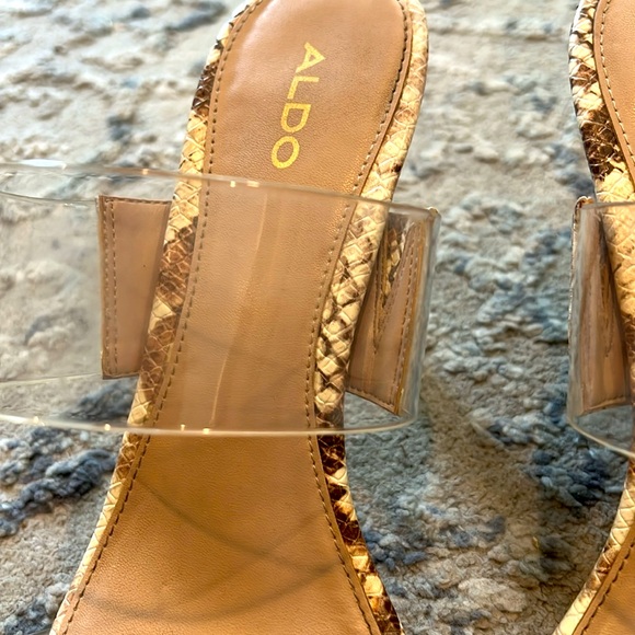 Aldo clear snake mid heel - Picture 3 of 4